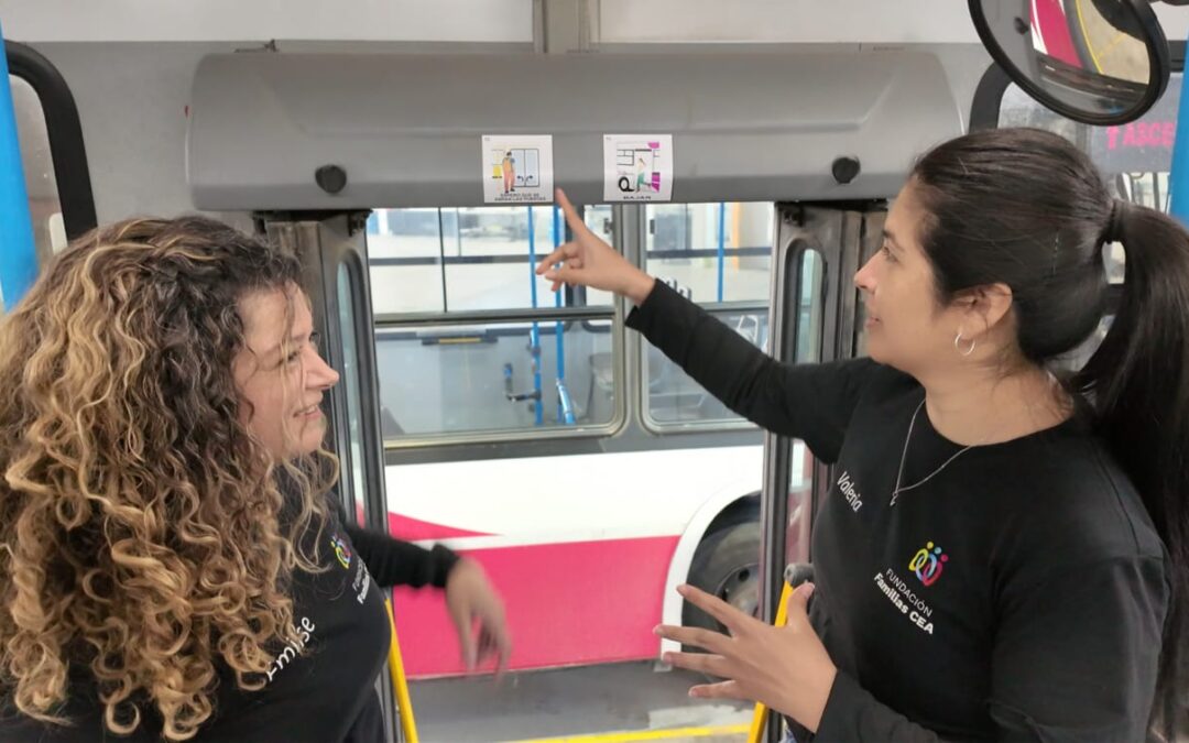 Transporte más accesible: Implementamos pictogramas en unidades y paradas