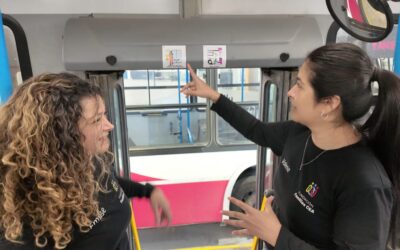 Transporte más accesible: Implementamos pictogramas en unidades y paradas